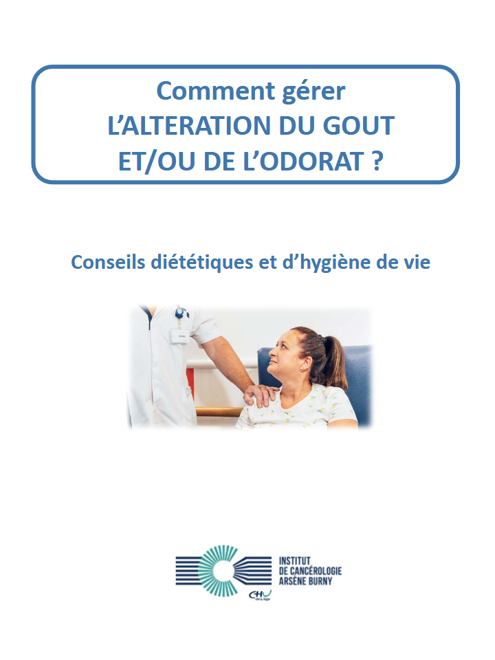 BROCH A5 Comment gerer l alteration du gout et ou de l odorat 2023 COVER